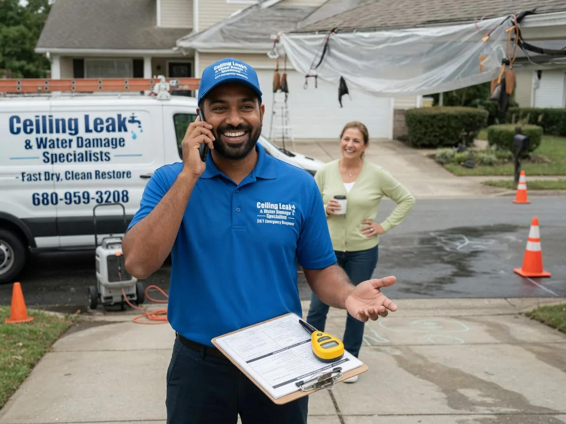 Ceiling Leak Cleanup Warm Springs, OR FAQs